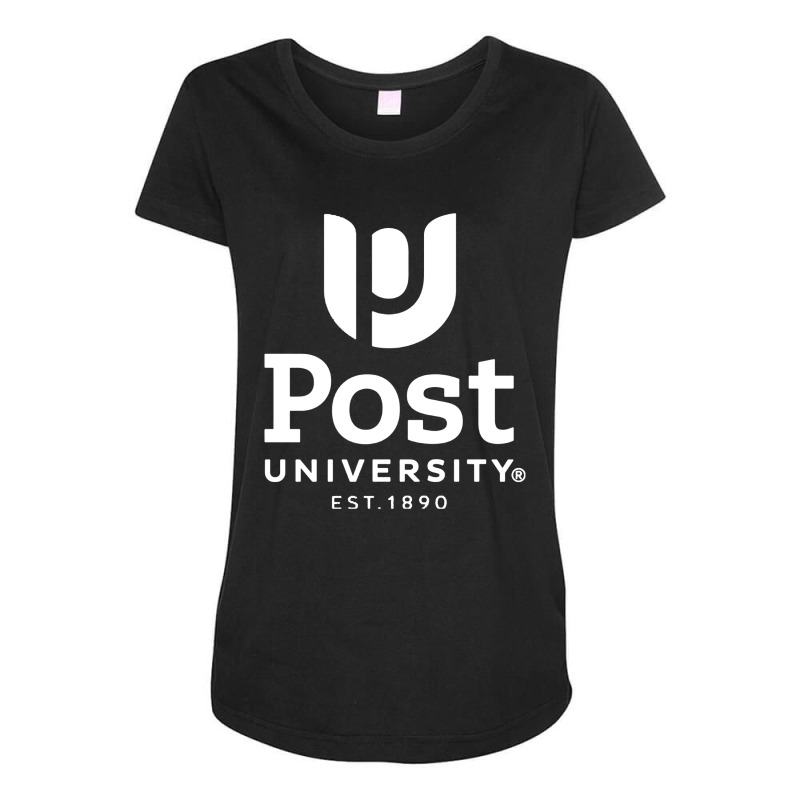 Post University Maternity Scoop Neck T-shirt by Luna Shop | Artistshot