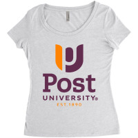 Post University Women's Triblend Scoop T-shirt | Artistshot