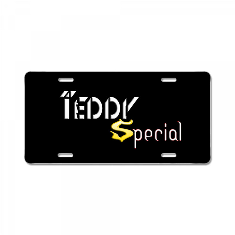 Special Teddy License Plate | Artistshot