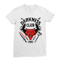 Darkness Club Distress Ladies Fitted T-shirt | Artistshot