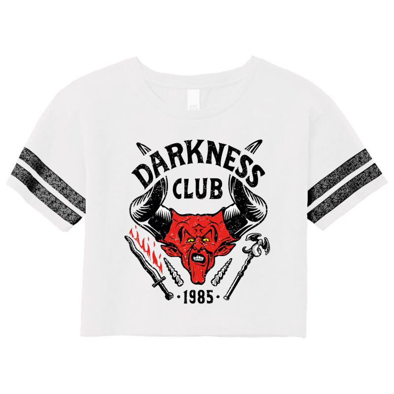 Darkness Club Distress Scorecard Crop Tee by kakashop | Artistshot