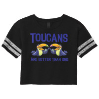 Toucans Are Better Than One  Funny Drinking Tropical Bird T Shirt Scorecard Crop Tee | Artistshot