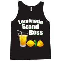 Funny Lemonade Art For Kids Boys Girls Stand Boss Lemonade T Shirt Tank Top | Artistshot