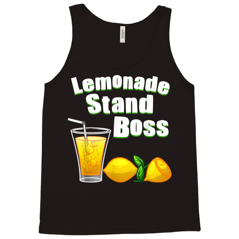 Funny Lemonade Art For Kids Boys Girls Stand Boss Lemonade T Shirt Tank Top by norhannuchols | Artistshot