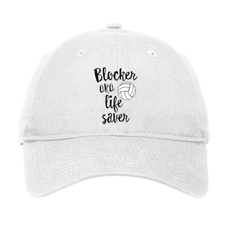 Blocker Aka Life Saver Funny Volleyball T Shirt Defense [converted] Co Adjustable Cap by johnoconnorart | Artistshot