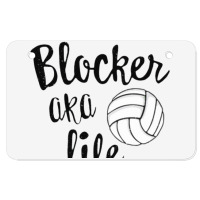 Blocker Aka Life Saver Funny Volleyball T Shirt Defense [converted] Co Atv License Plate | Artistshot