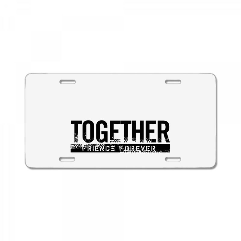 Together License Plate | Artistshot