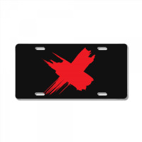 Red X License Plate | Artistshot