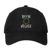 Buon Natale Christmas T Shirt Italy Italian Merry Xmas Adjustable Cap | Artistshot