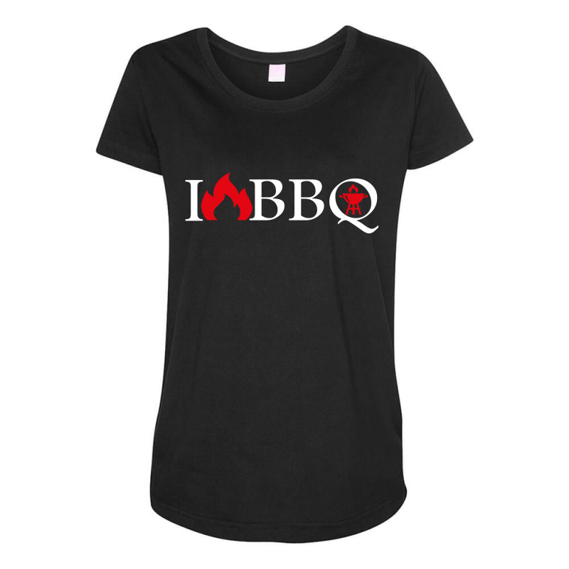 I Love Bbq Maternity Scoop Neck T-shirt by tshiart | Artistshot