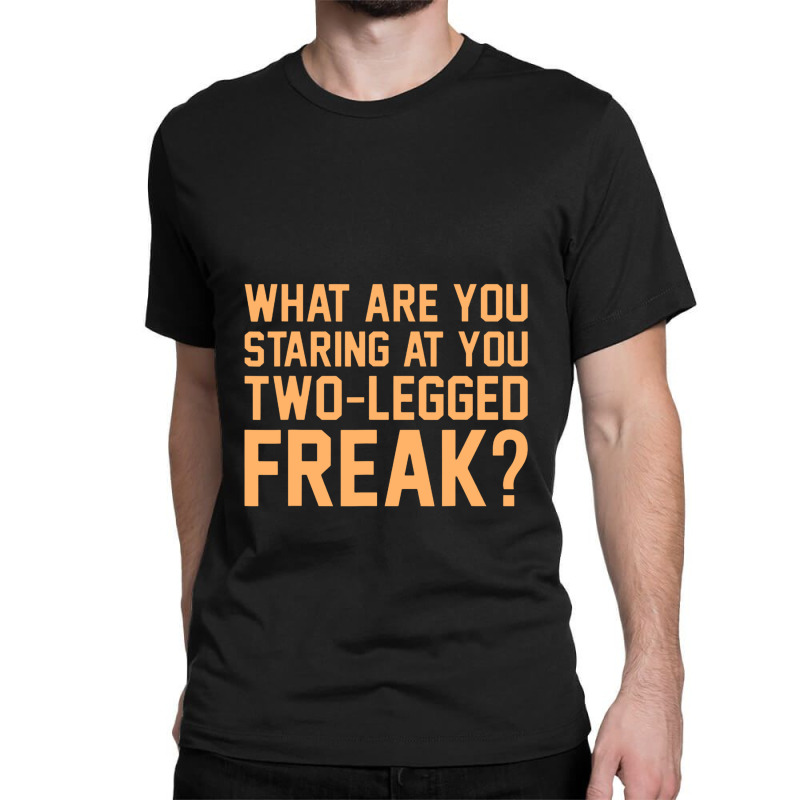 Two Legged Freak Funny Ampu Prosthetic Surgery Graphic Classic T-shirt by jeniperlopes | Artistshot