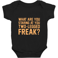 Two Legged Freak Funny Ampu Prosthetic Surgery Graphic Baby Bodysuit | Artistshot