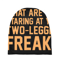 Two Legged Freak Funny Ampu Prosthetic Surgery Graphic Baby Beanies | Artistshot