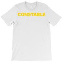 Constable Front Back Print Police Law Enforcement Constable T Shirt T-shirt | Artistshot