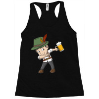 Dabbing German Oktoberfest Lederhosen Men Beer Mug Racerback Tank | Artistshot