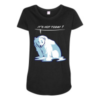 Melting Bear Maternity Scoop Neck T-shirt | Artistshot