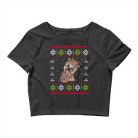 Christmas Lights Yorkshire Terrier Dog Santa Tree Xmas Gift Crop Top | Artistshot