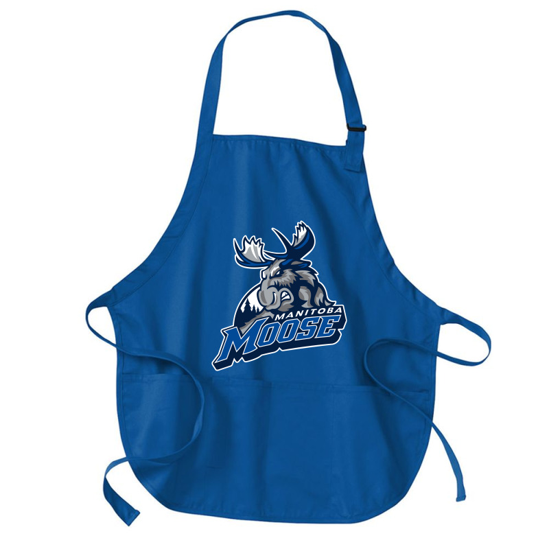 Manitoba Moose Merch Medium-length Apron | Artistshot