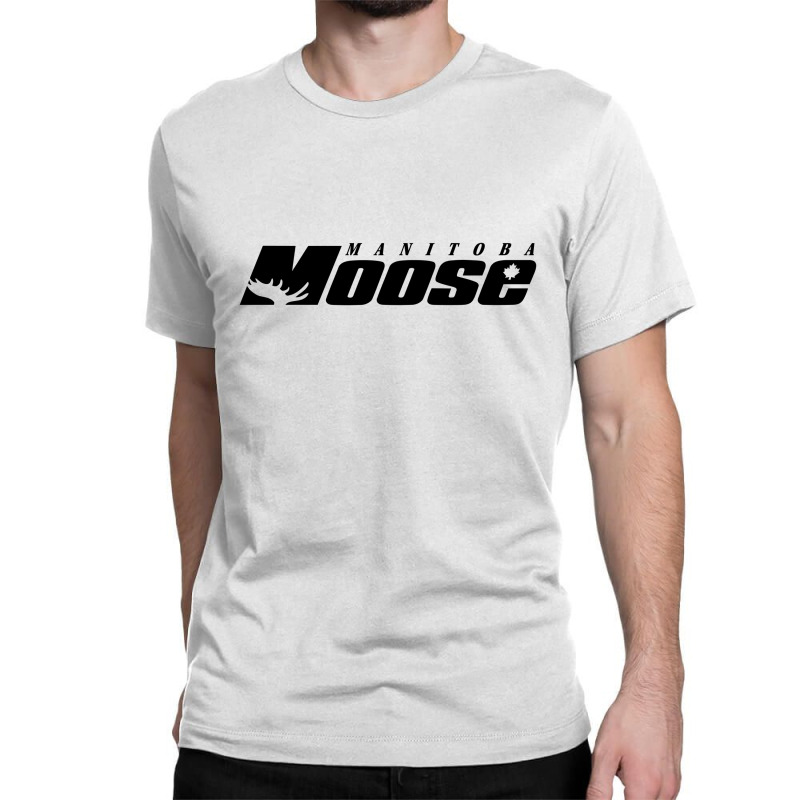 Manitoba Moose Text Classic T-shirt | Artistshot