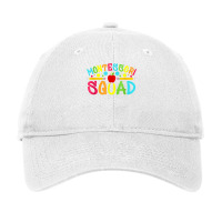 Funny Montessori Squad Montessori Teacher Back To School T Shirt Adjustable Cap | Artistshot