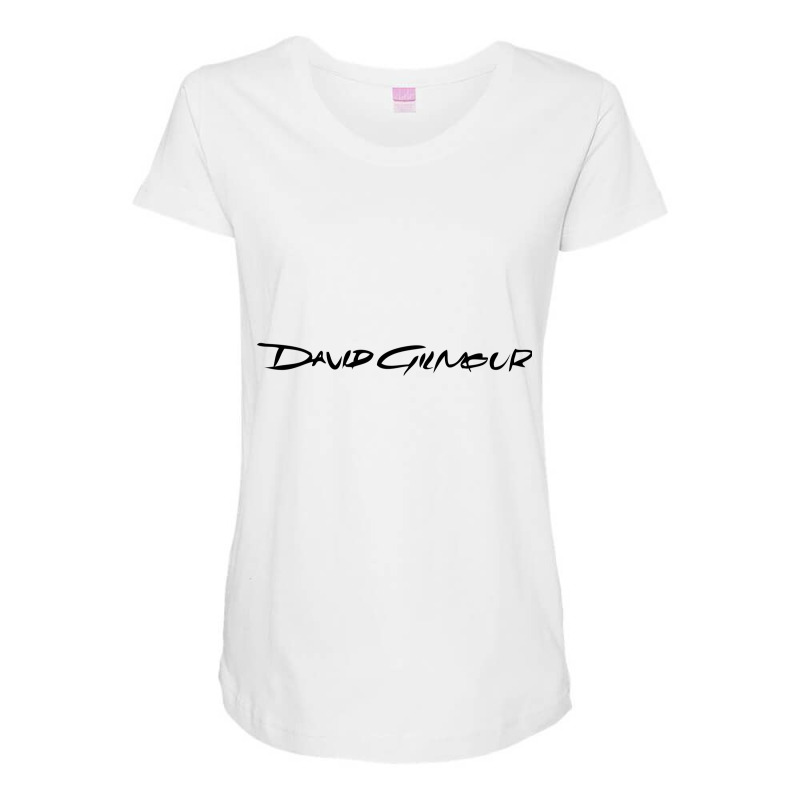 David,gilmour,on,an,island Maternity Scoop Neck T-shirt by doyok | Artistshot