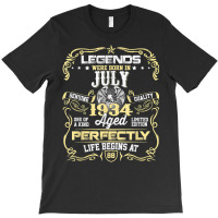 Legends Were Born In July 1934 {b] Years Old Birthday Gifts T Shirt T-shirt | Artistshot