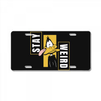 Stay Weird License Plate | Artistshot