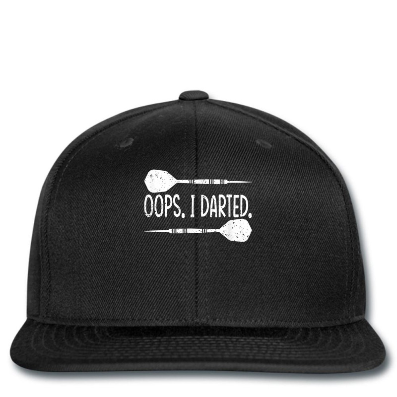 Darts Oops I Darted Dartboard Funny Dart Player T Shirt Printed hat by rainandehay | Artistshot