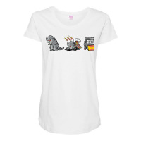 The Three Classical States Of Matter Maternity Scoop Neck T-shirt | Artistshot