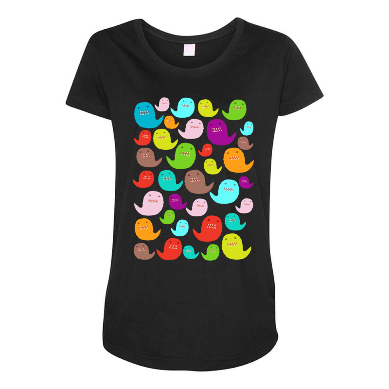 Colorful Booo Maternity Scoop Neck T-shirt by DitreamX | Artistshot