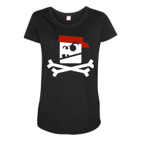 Jolly Roger Maternity Scoop Neck T-shirt | Artistshot