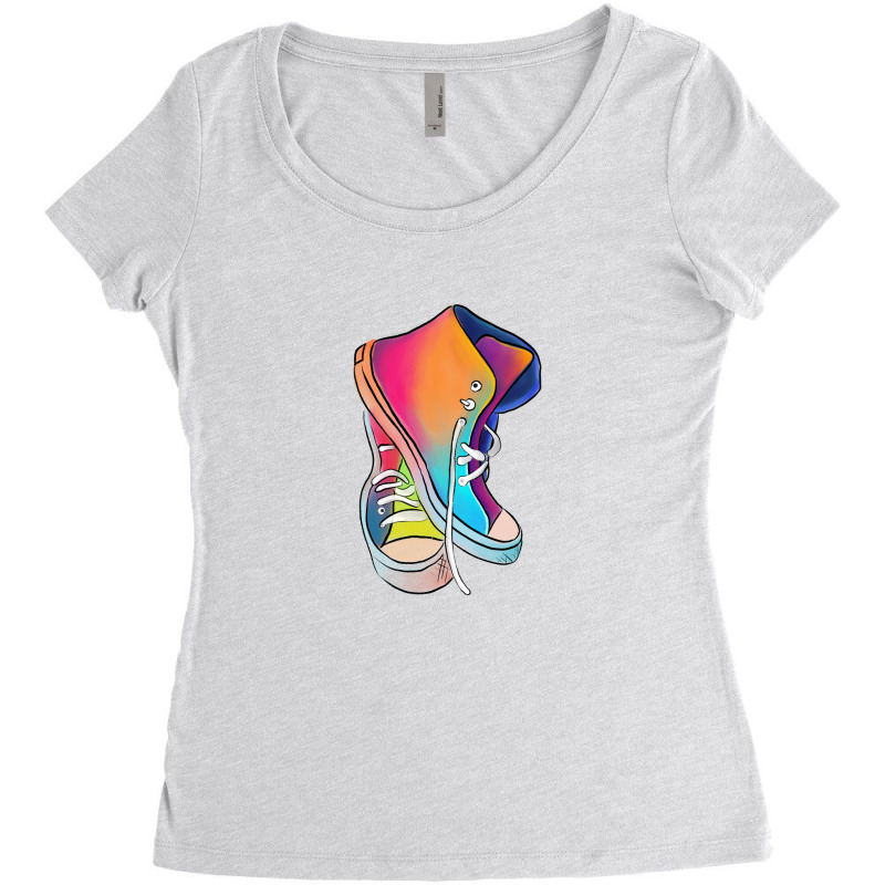 Sneakers Women's Triblend Scoop T-shirt | Artistshot