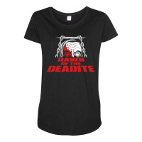 Dawn Of The Deadite Maternity Scoop Neck T-shirt | Artistshot