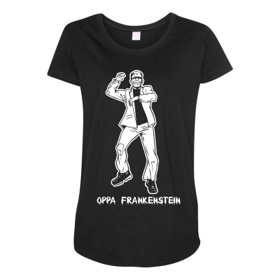 Oppa Frankenstein Maternity Scoop Neck T-shirt Designed By Icang Waluyo