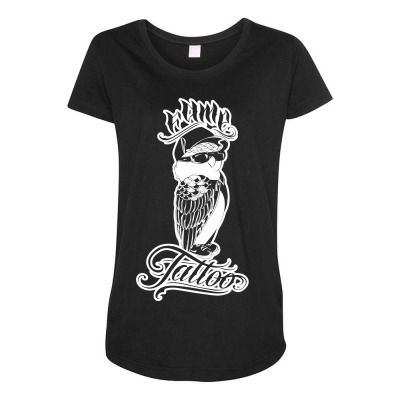Fame Tattoo Maternity Scoop Neck T-shirt Designed By Icang Waluyo