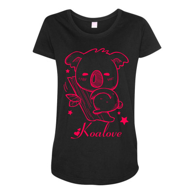 Koalove Maternity Scoop Neck T-shirt Designed By Icang Waluyo