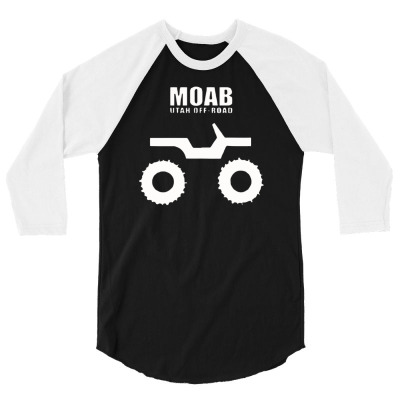 Moab Utah Off Road 3/4 Sleeve Shirt Designed By Hargitcustom