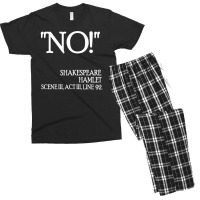 No Shakespeare Men's T-shirt Pajama Set | Artistshot