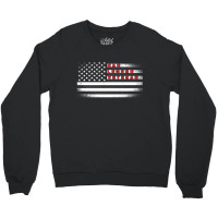 Dad The Veteran Myth Legend American Flag Fathers Day Gift Crewneck Sweatshirt | Artistshot