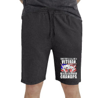 Some People Call Me Veteran Most Important Call Grandpa Vintage Short | Artistshot