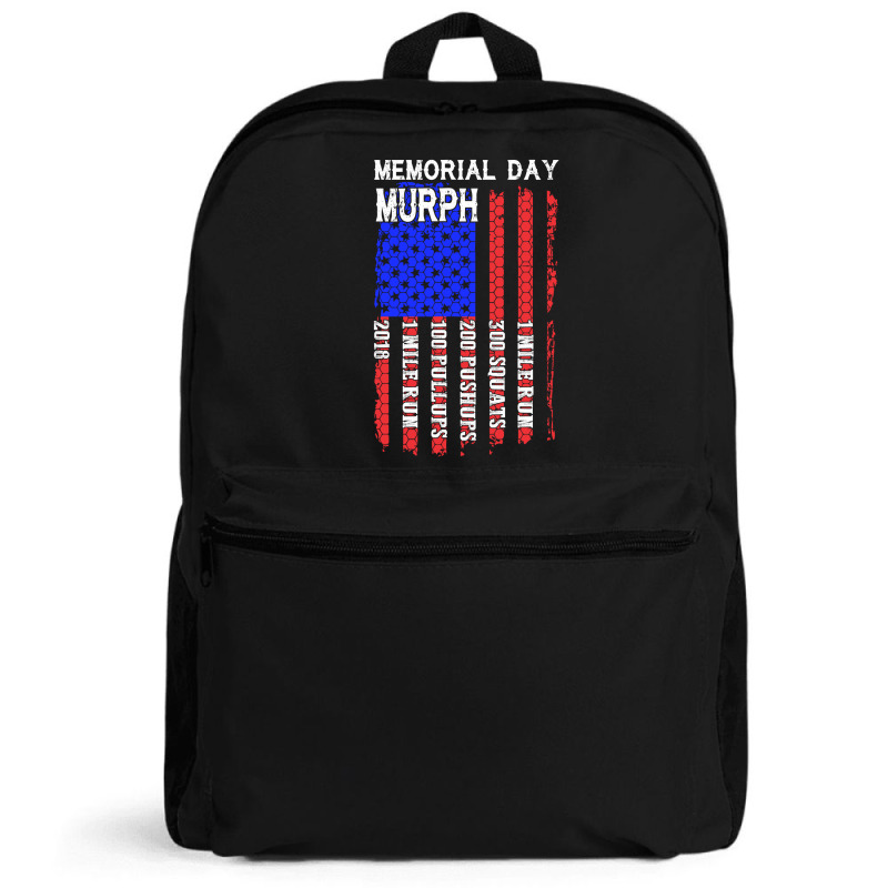 Memorial Day Murph Patriotic Flag 2019 Wod Challenge Backpack | Artistshot