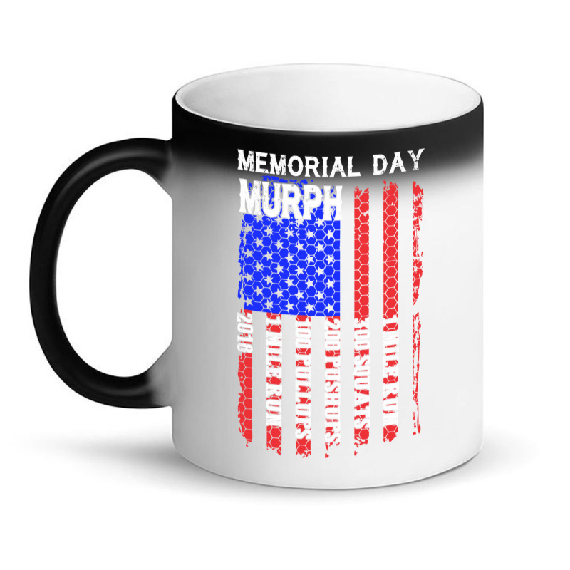 Memorial Day Murph Patriotic Flag 2019 Wod Challenge Magic Mug | Artistshot