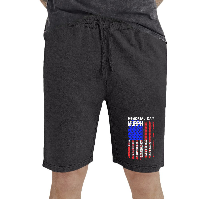 Memorial Day Murph Patriotic Flag 2019 Wod Challenge Vintage Short | Artistshot