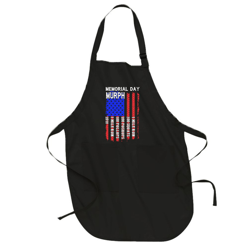 Memorial Day Murph Patriotic Flag 2019 Wod Challenge Full-length Apron | Artistshot