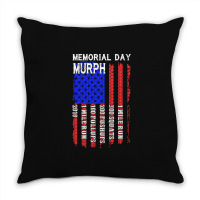 Memorial Day Murph Patriotic Flag 2019 Wod Challenge Throw Pillow | Artistshot