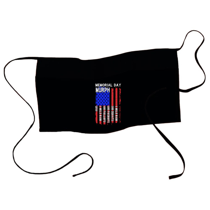 Memorial Day Murph Patriotic Flag 2019 Wod Challenge Waist Apron | Artistshot