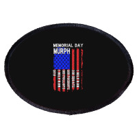 Memorial Day Murph Patriotic Flag 2019 Wod Challenge Oval Patch | Artistshot