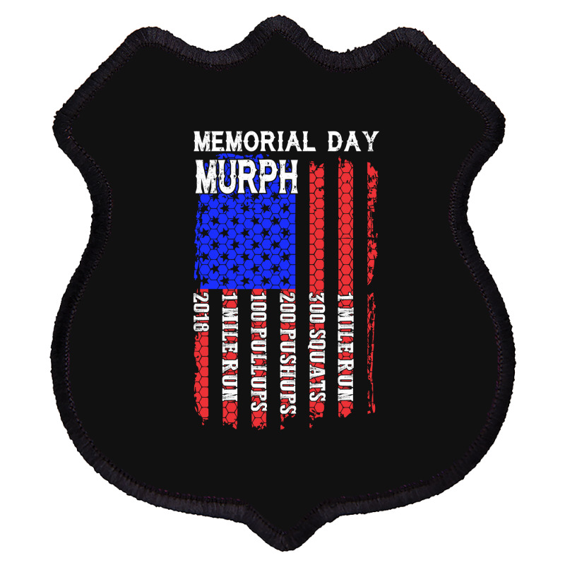 Memorial Day Murph Patriotic Flag 2019 Wod Challenge Shield Patch | Artistshot