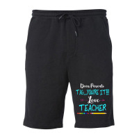 Dear Parents Tag You're It Love Teacher Funny T-shirt Gifts Fleece Short | Artistshot