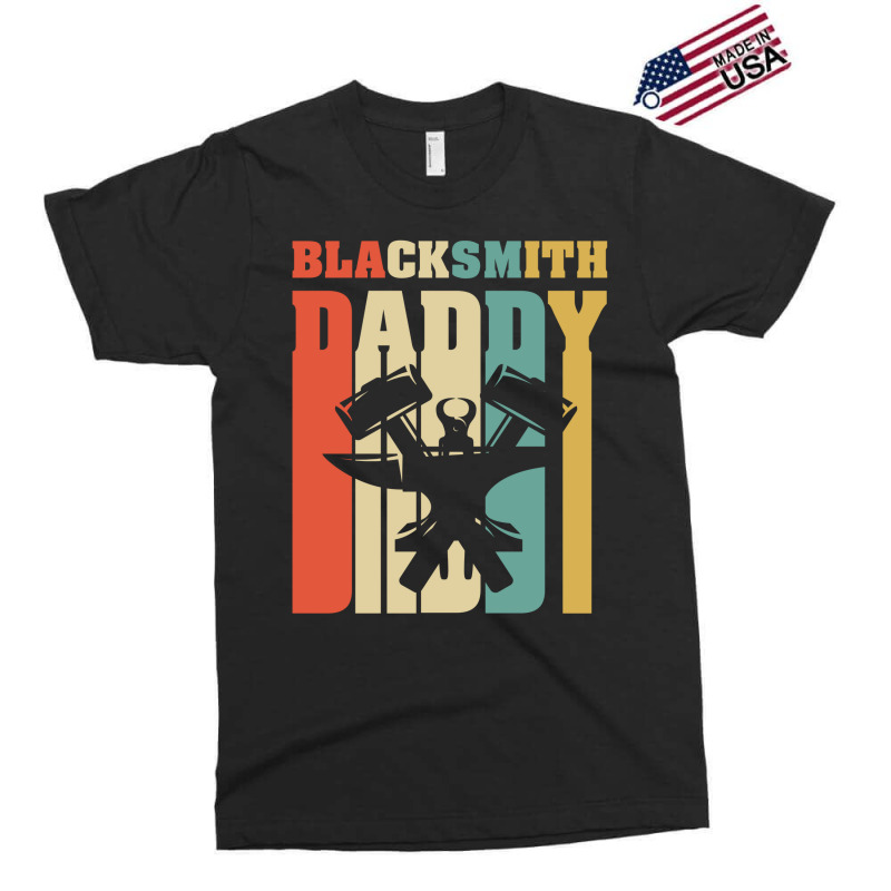 Mens Daddy Blacksmith.vintage Retro Shirts For Father's Day Exclusive T-shirt | Artistshot